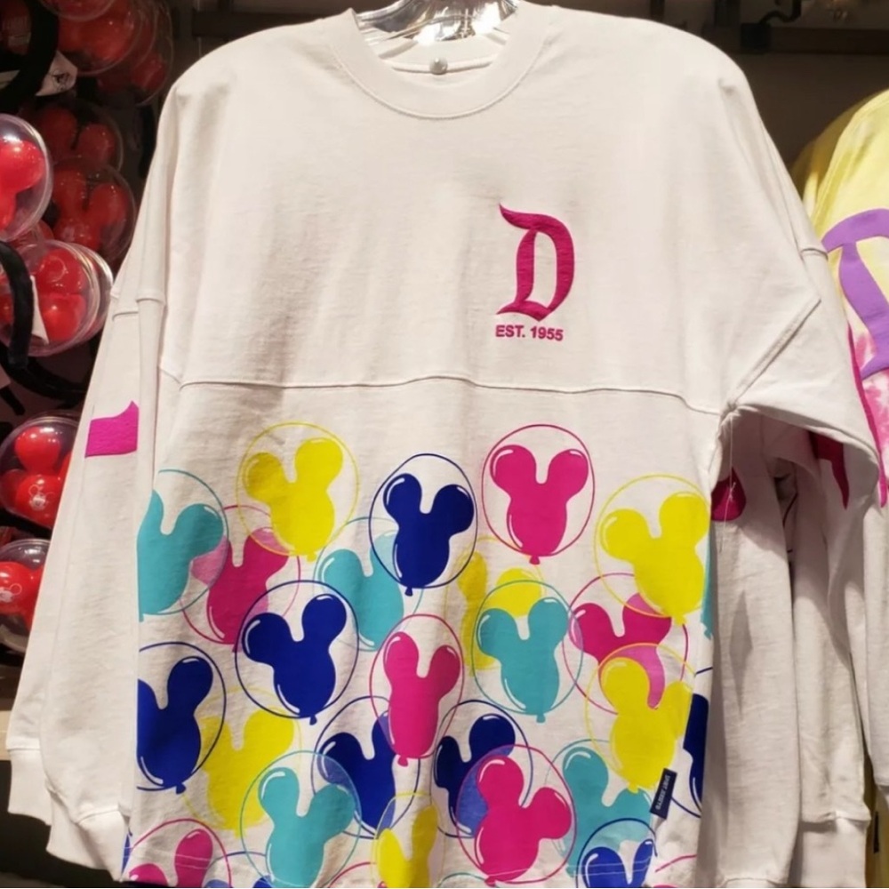 Disney unisex White and Multicolor Adult Spirit Jersey